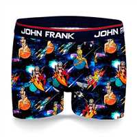 JOHN FRANK DİJİTAL BASKILI BOXER ANTRASİT-BEYAZ - 1